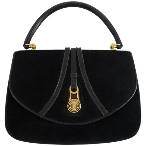 gucci nera vintage originale|gucci handbags 1950s.